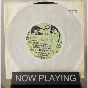 Very Rare HTF The Houseplants Self Titled 7” Vinyl Record 1988 Rock Demo Indie